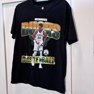 NBA Black T-Shirt‎ with Logo